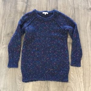 Madewell 3/4 sleeve speckled sweater size small